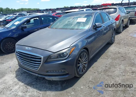 2015 Hyundai Genesis 5.0 from USA, damaged, VIN KMHGN4JF9FU070314